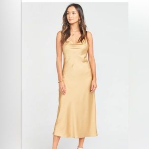 Mumu verona cowl dress